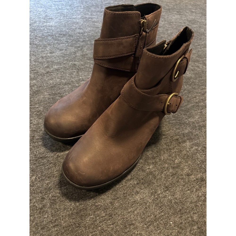 Sorel Joan of Arctic Wedge II Sz 8 NL3761 Waterproof Leather Buckle Women Boot